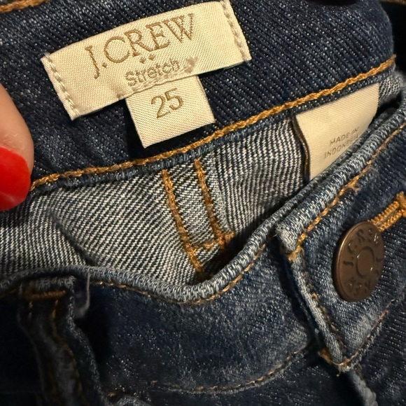 J. Crew size 25 stretch distressed jeans in excellent condition​ - Picture 5 of 5